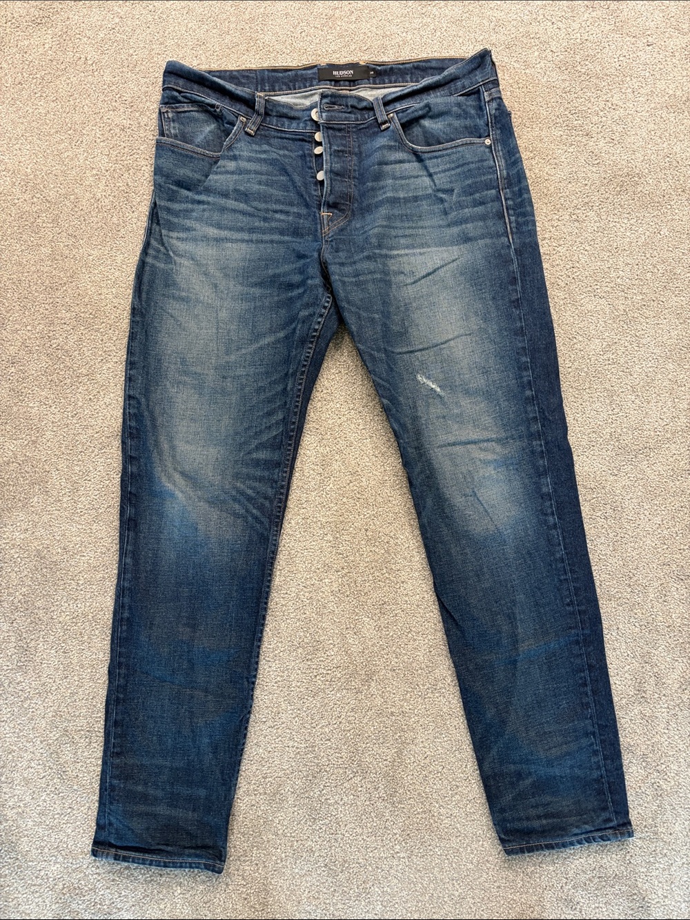 Hudson Sartor Relaxed Skinny Jeans, size 36
